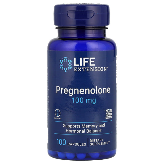 Life Extension, Pregnenolone, 100 mg, 100 Capsules