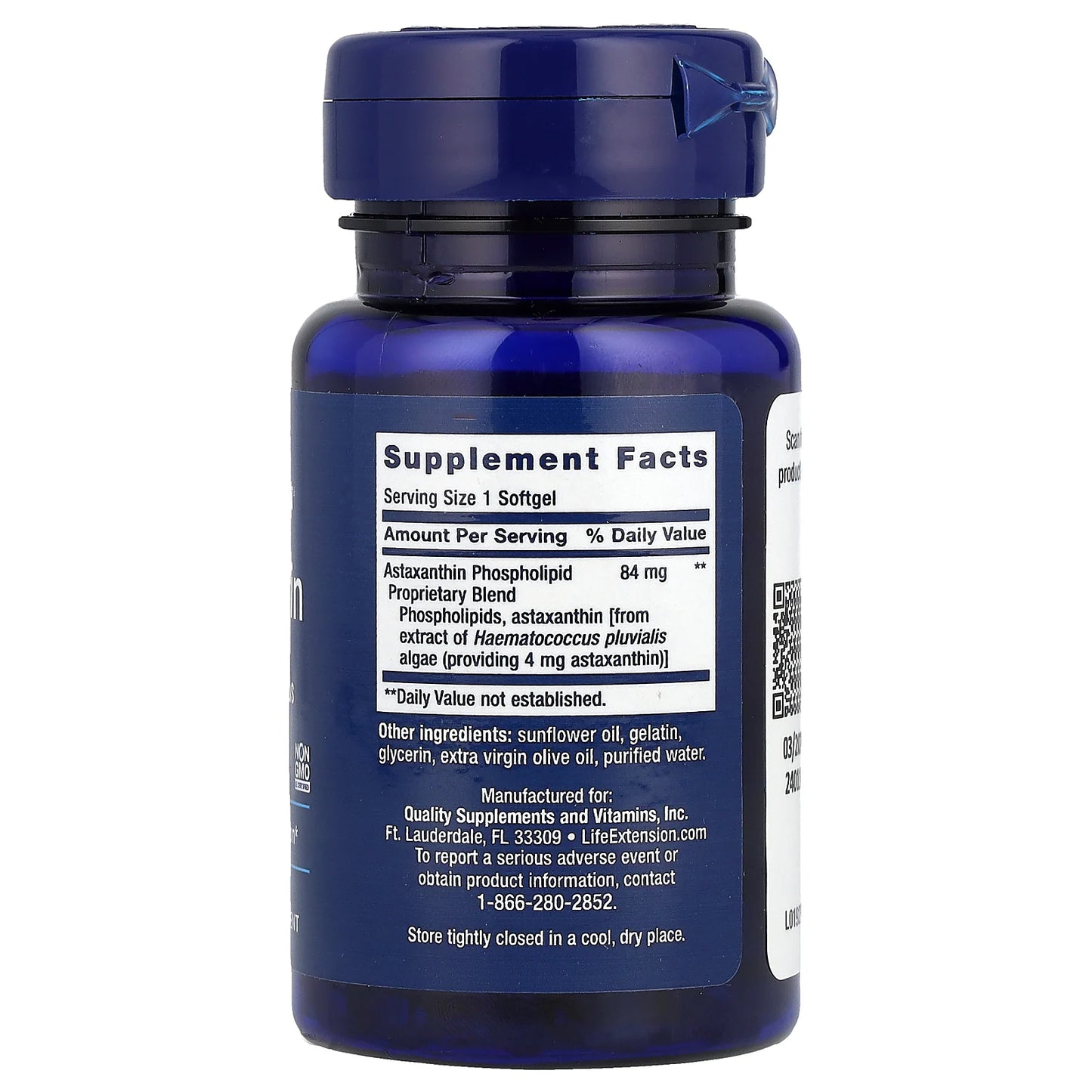 Life Extension, Astaxanthin with Phospholipids, 30 Softgels