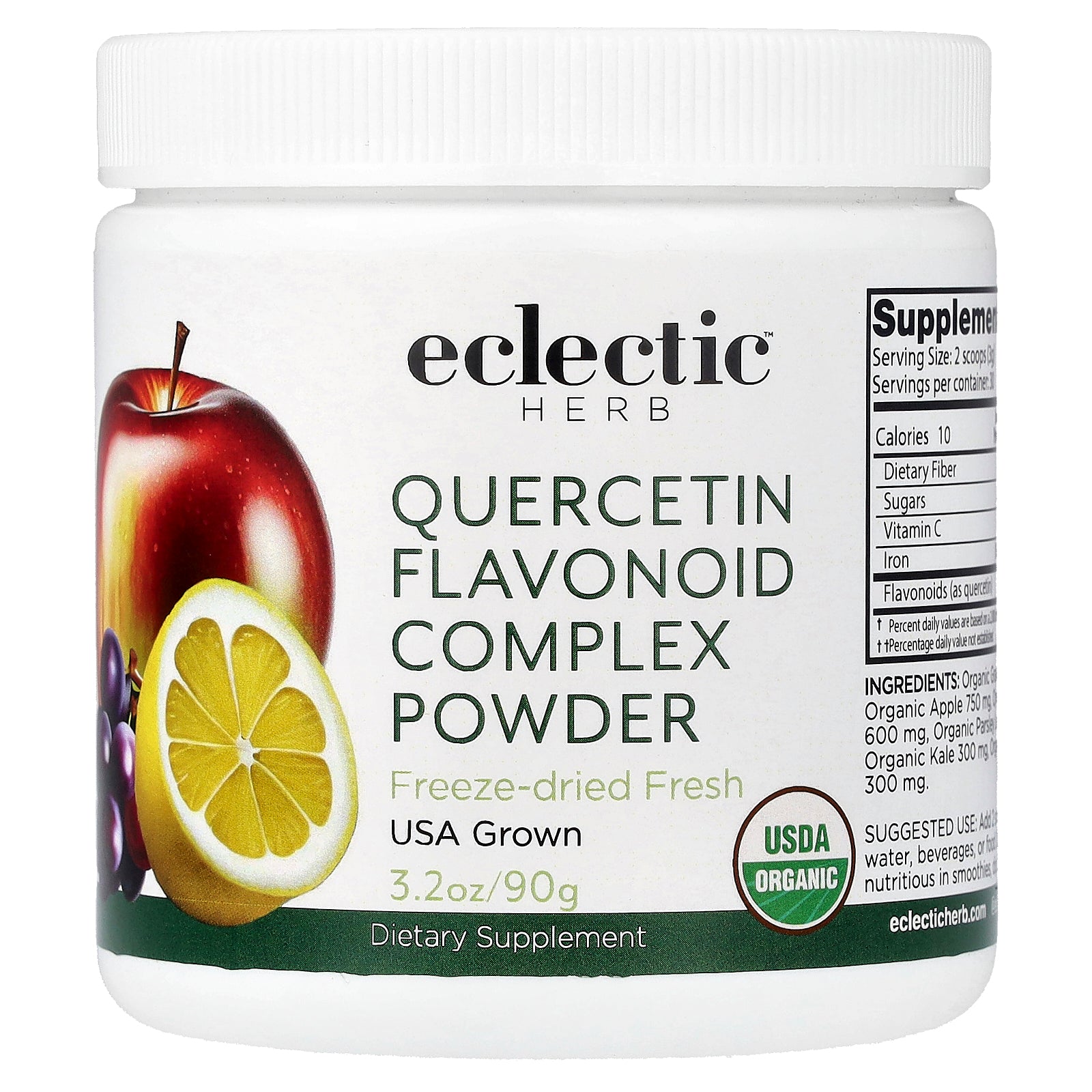 Eclectic Herb, Quercetin Flavonoid Complex Powder, 3.2 oz (90 g)