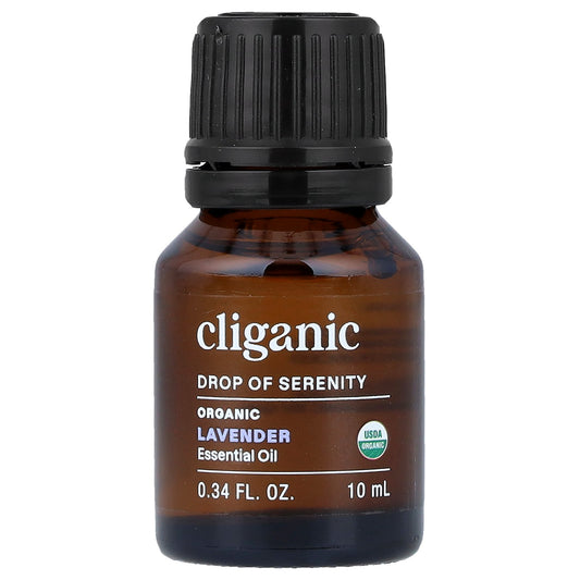 Cliganic, Organic Essential Oil, Lavender, 0.34 fl oz (10 ml)