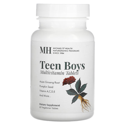 Michael's Health, Teen Boys Multivitamin, 60 Vegetarian Tablets
