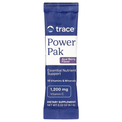 Trace, Power Pak, Acai Berry, 30 Stick Packets, 0.22 oz (6.1 g) Each