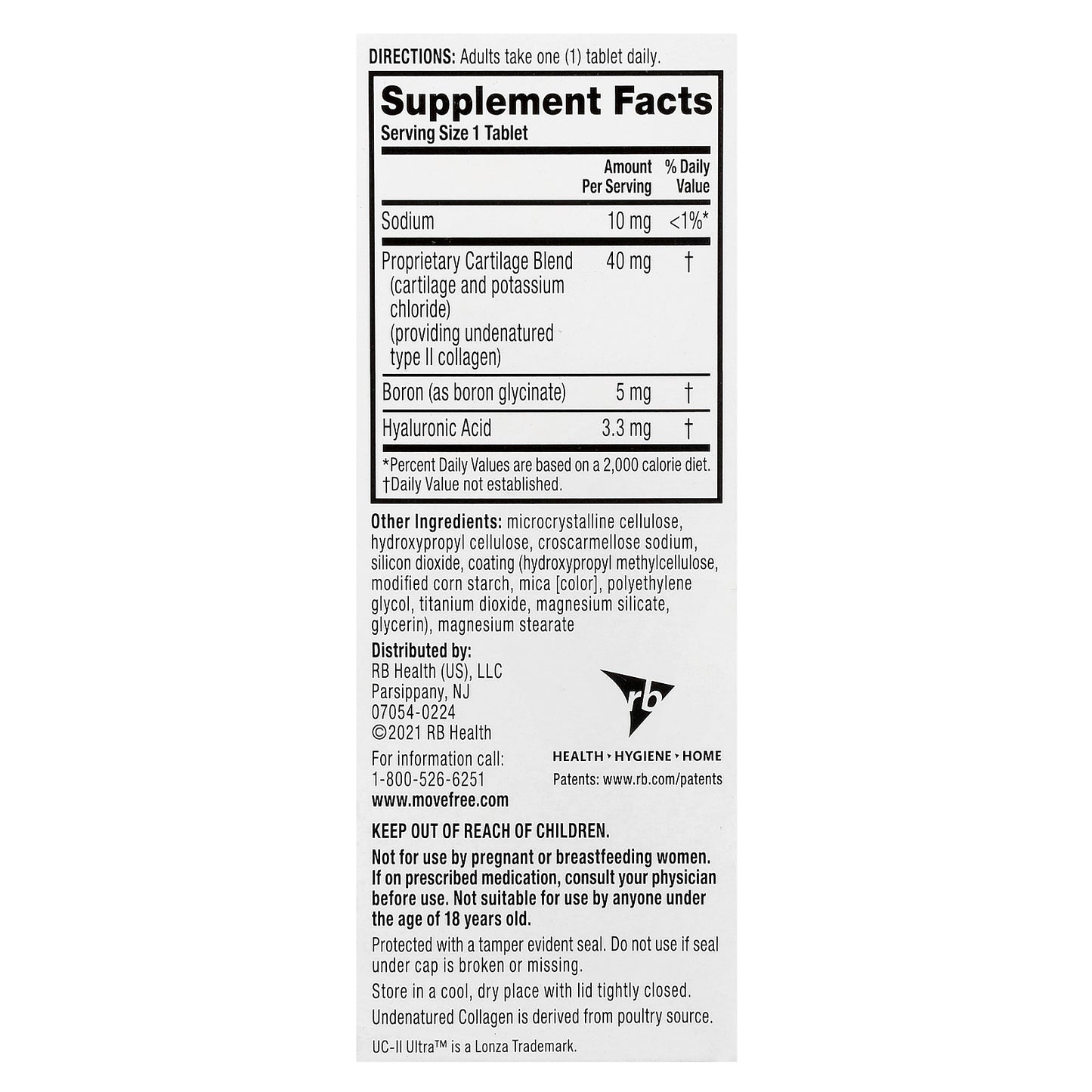 Schiff, Move Free® Joint Health, Ultra, Triple Action, 30 Coated Tablets