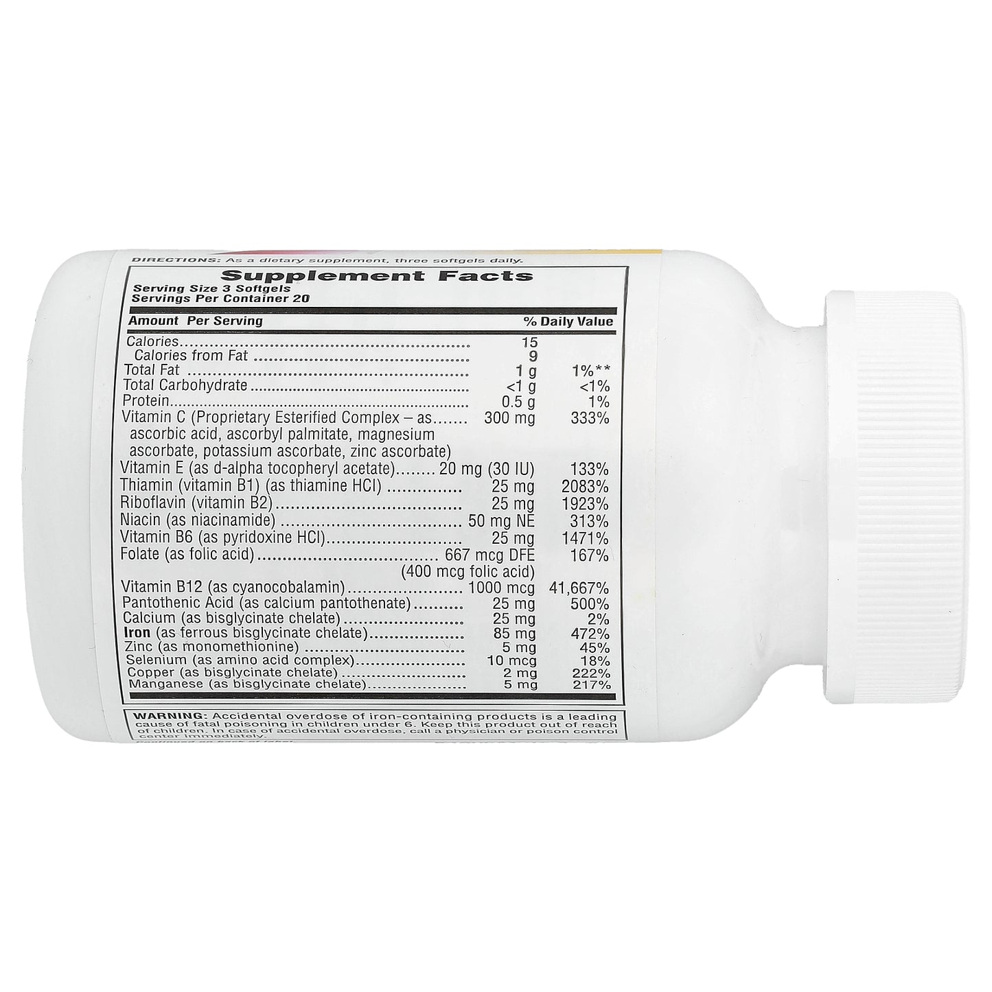 NaturesPlus, Hema-Plex® Iron, 60 Fast-Acting Softgels