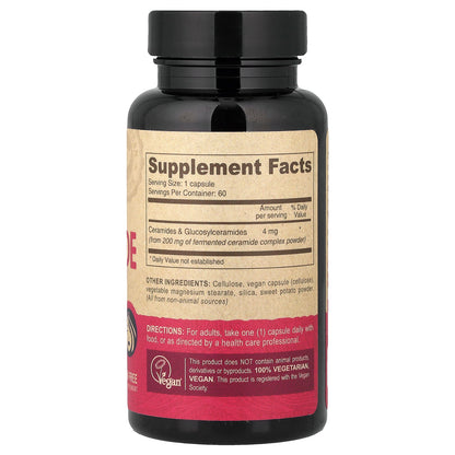 Deva, Vegan Ceramide Supplement, 60 Vegan Caps