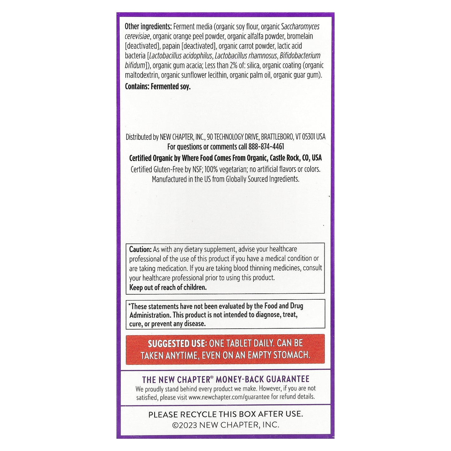 New Chapter, One Daily Every Man's™ Multivitamin, 96 Vegetarian Tablets