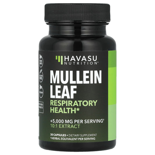 Havasu Nutrition, Mullein Leaf, 5,000 mg, 30 Capsules