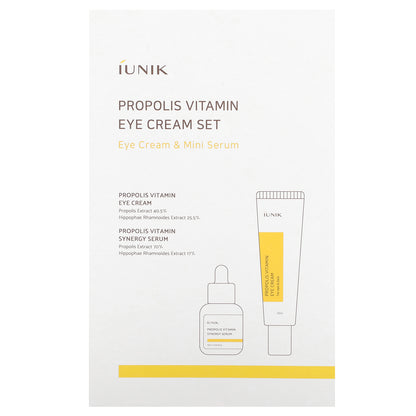 iUNIK, Propolis Vitamin Eye Cream Set, 2 Piece Set