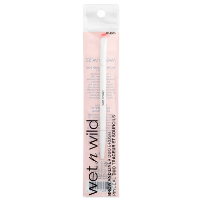 wet n wild, Brow and Liner Duo Brush, 1 Brush
