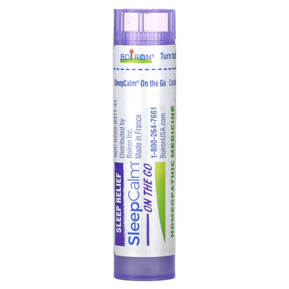 Boiron, SleepCalm® On The Go, 2 Portable Tubes, 80 Pellets Each