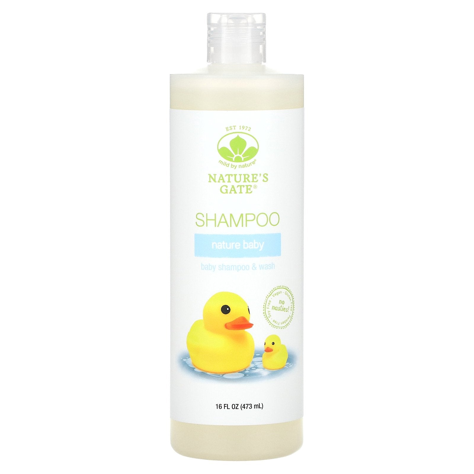 Mild By Nature, (Nature's Gate), Nature Baby, Shampoo and Wash, 16 fl oz (473 ml)