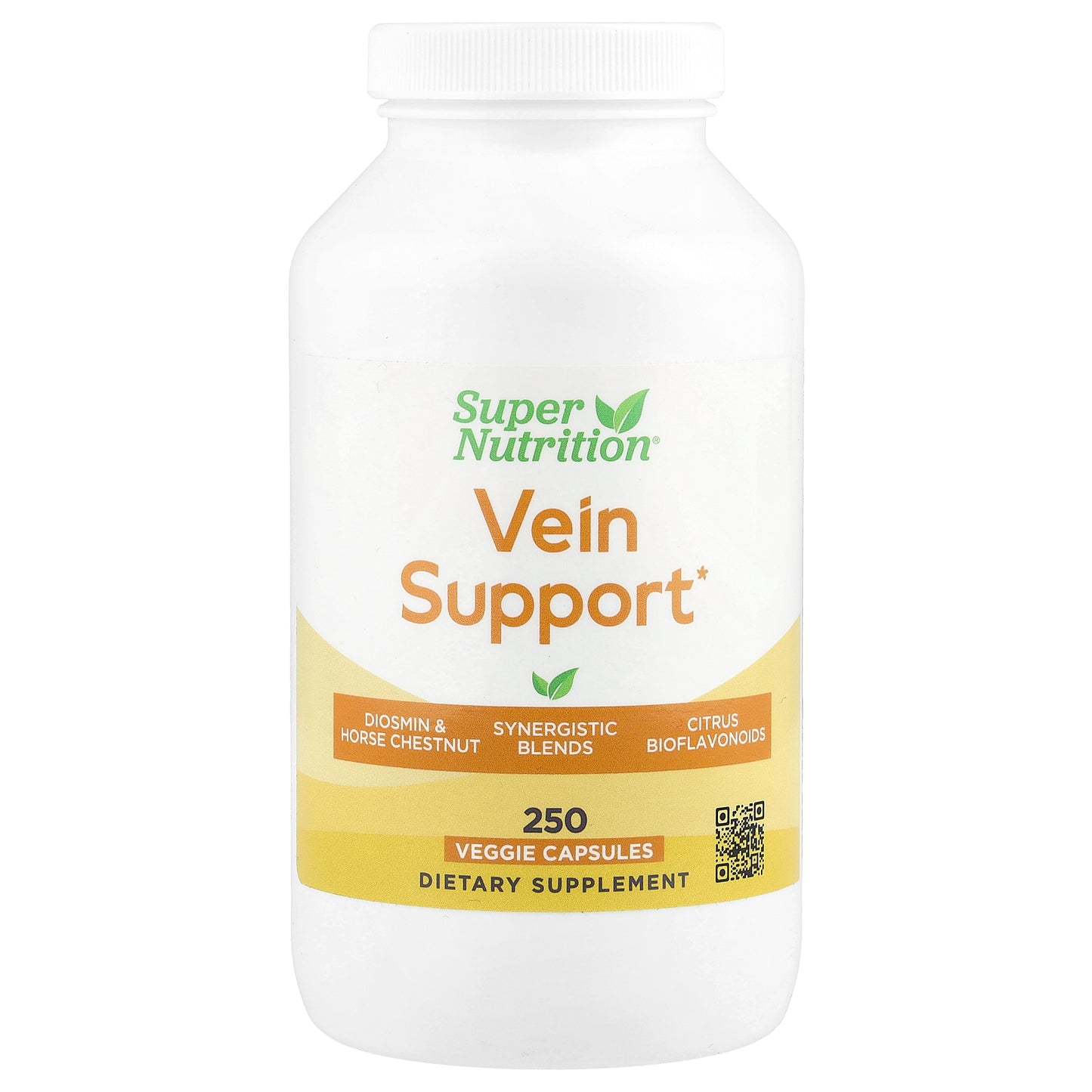 Super Nutrition, Vein Support, 250 Veggie Capsules