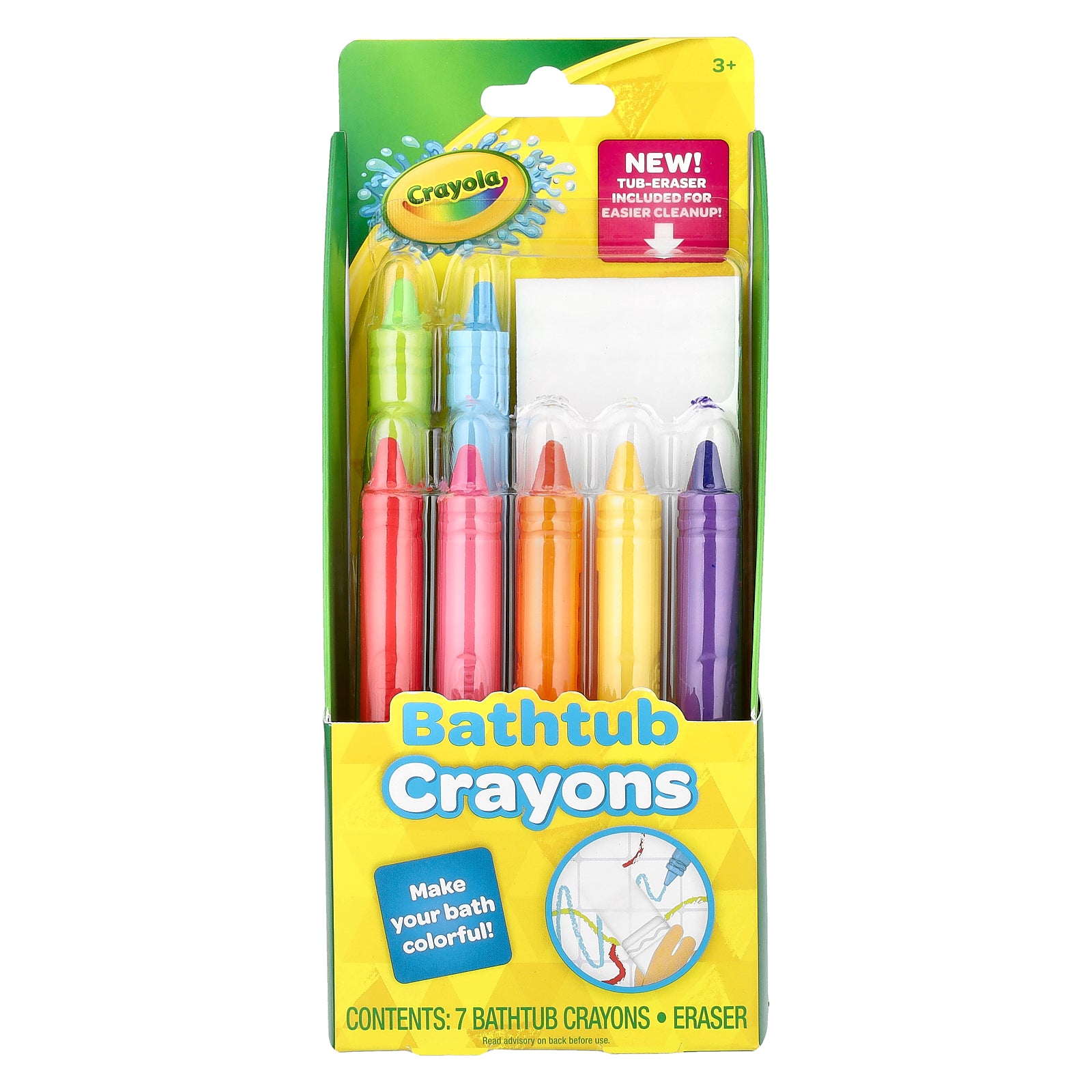 Crayola, Bathtub Crayons, Ages 3+, 8 Piece Set