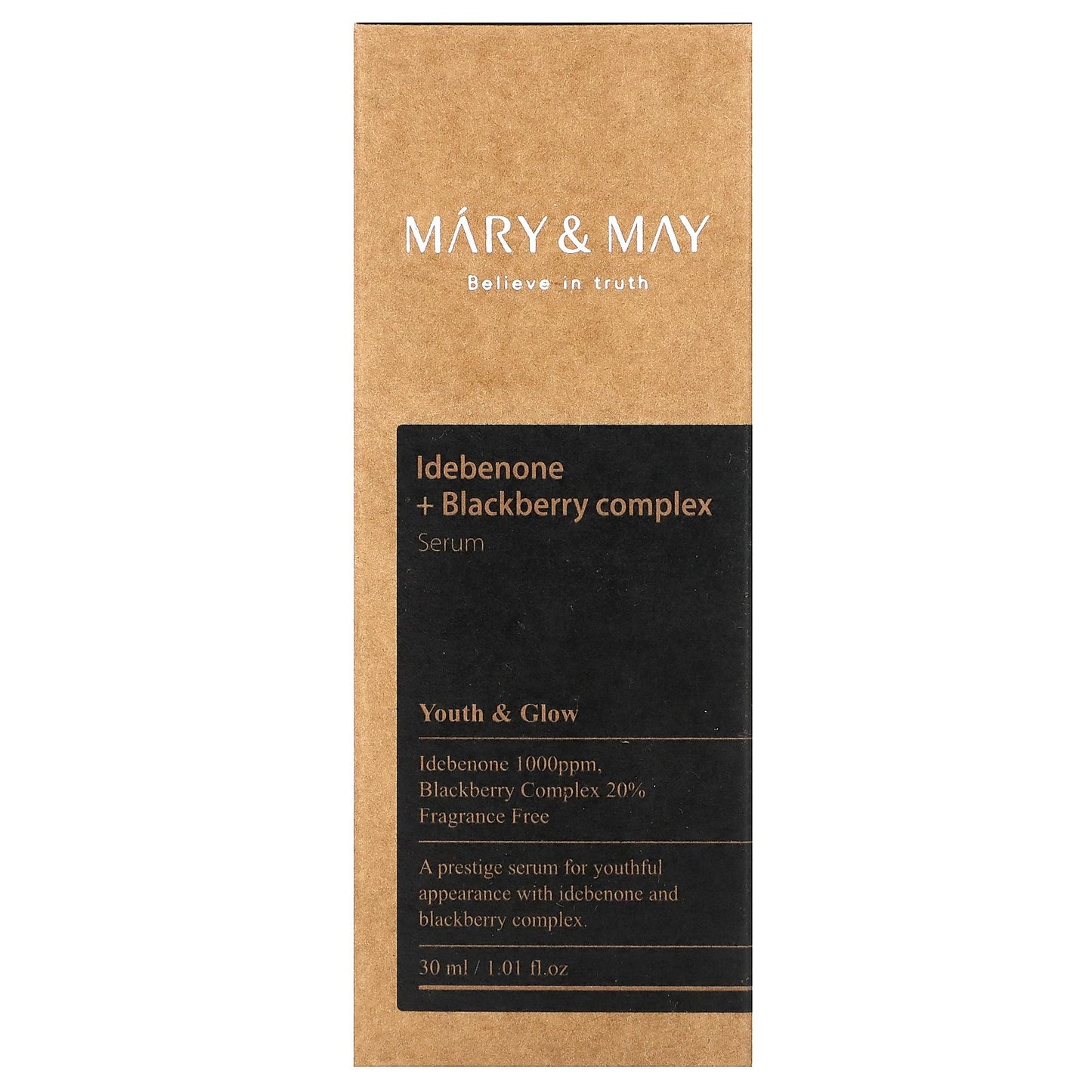 Mary & May, Idebenone + Blackberry Complex Serum, 1.01 fl oz (30 ml)