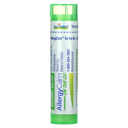 Boiron, AllergyCalm On The Go, 2 Portables Tubes, Approx. 80 Pellets Each