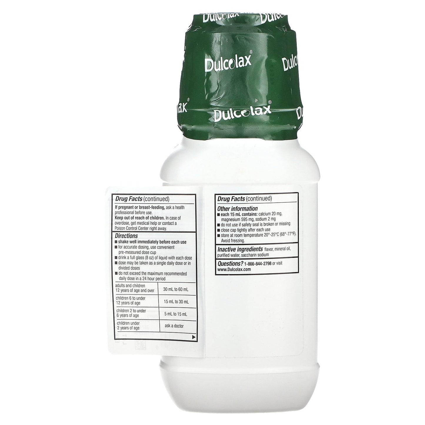 Dulcolax, Liquid Laxative, Mint, 12 fl oz (354 ml)