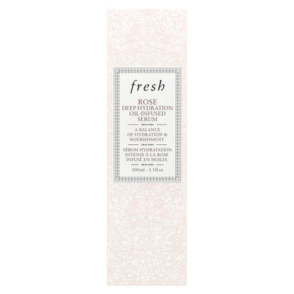 Fresh, Rose, Deep Hydration Oil-Infused Serum, 3.3 fl oz (100 ml)