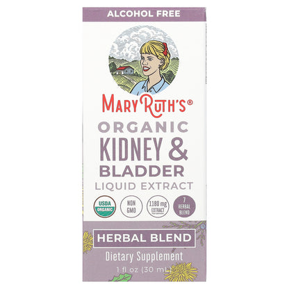 MaryRuth's, Organic Kidney & Bladder Liquid Extract, Alcohol Free, 1 fl oz (30 ml)