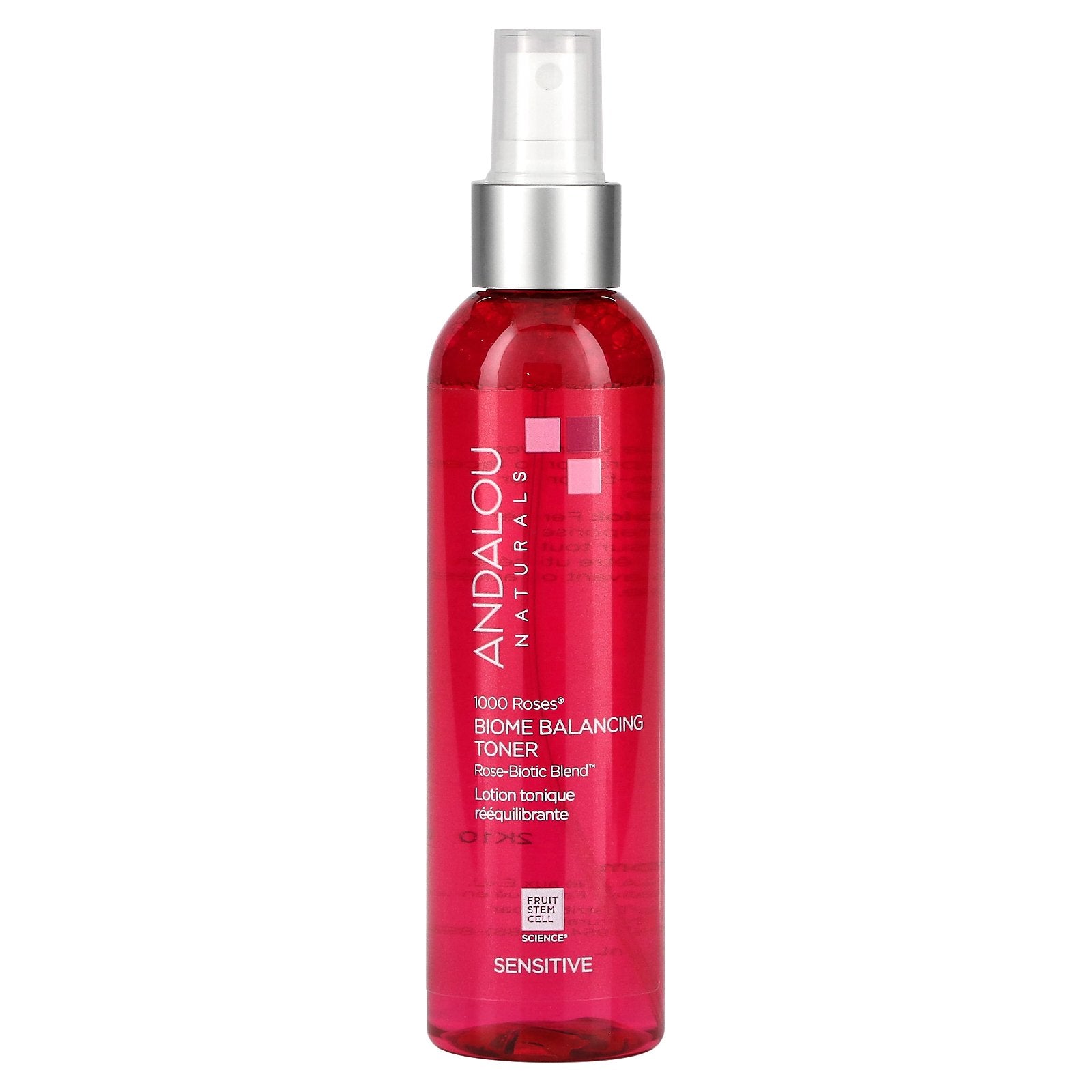 Andalou Naturals, 1000 Roses, Biome Balancing Toner, Sensitive, 6 fl oz (178 ml)