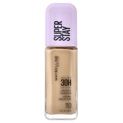 Maybelline, Super Stay, Lumi-Matte Foundation, 110, 1 fl oz (30 ml)
