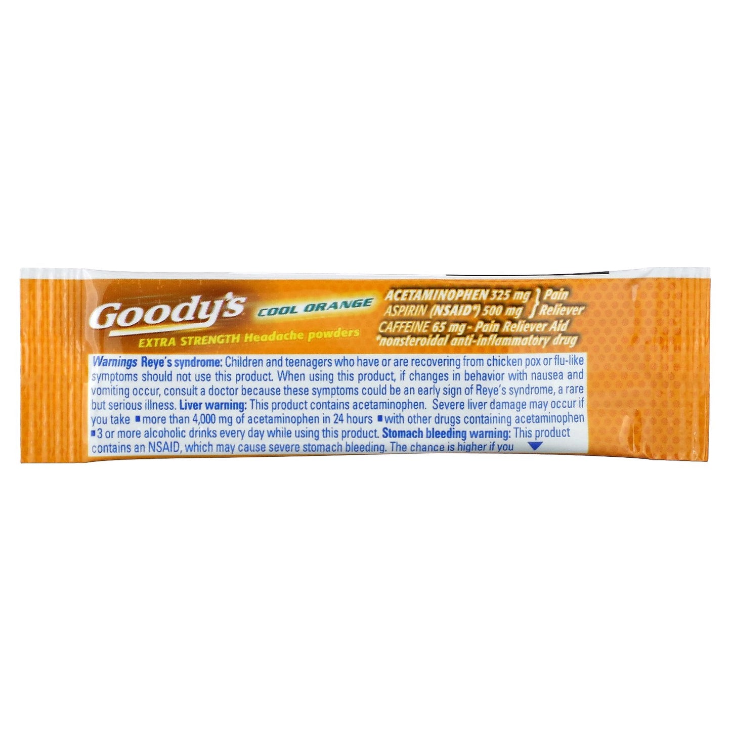 Goody's, Extra Strength Headache Powder, Cool Orange, 24 Packs