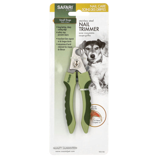 Safari, Stainless Steel Nail Trimmer, Small Dogs, 1 Tool