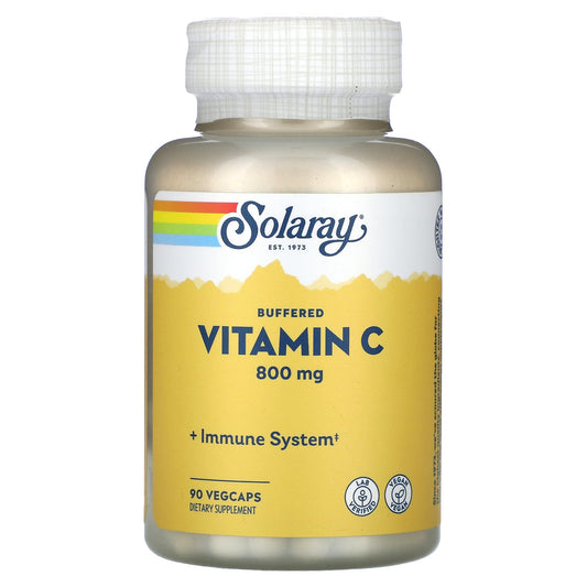 Solaray, Buffered Vitamin C, 800 mg, 90 VegCaps