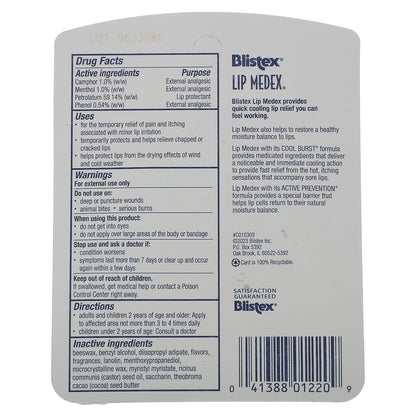 Blistex, Lip Medex, 3 Jars 0.25 oz (7.08 g) Each