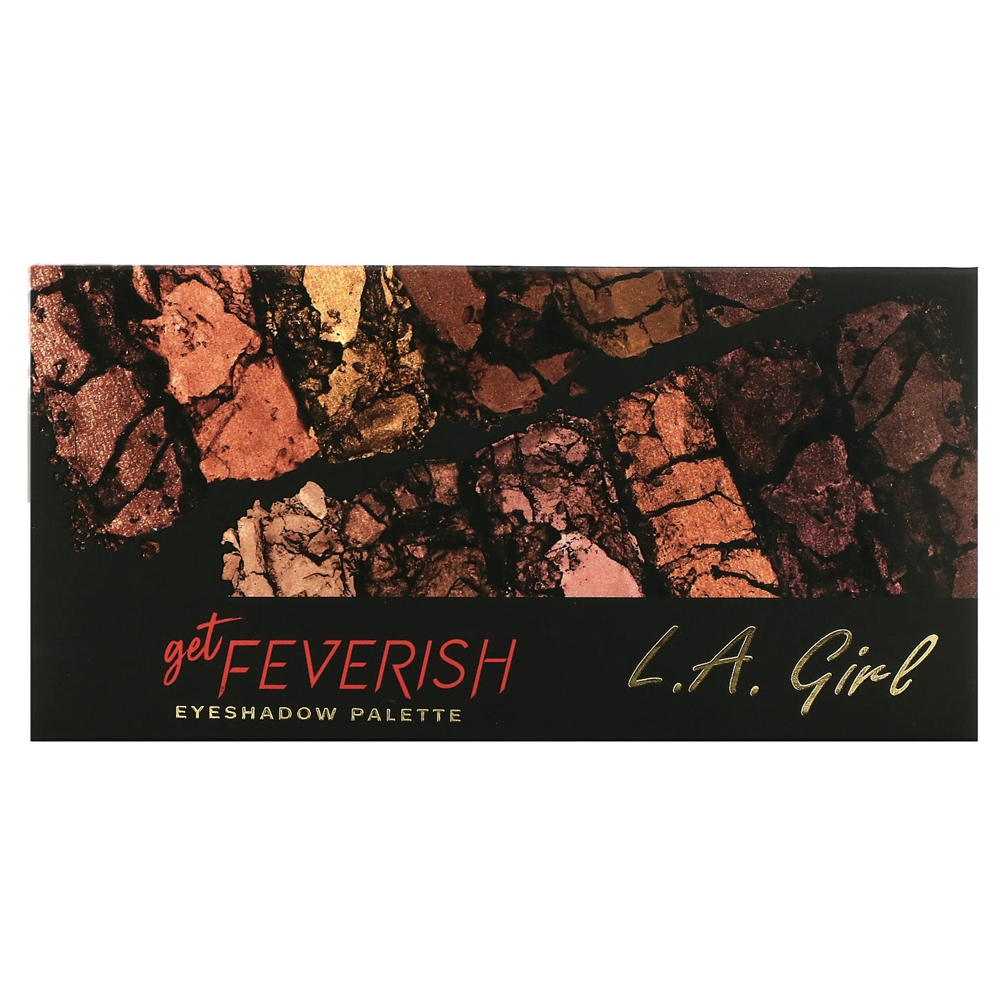 L.A. Girl, Eyeshadow Palette, GES415 Get Feverish, 0.42 oz (12 g)