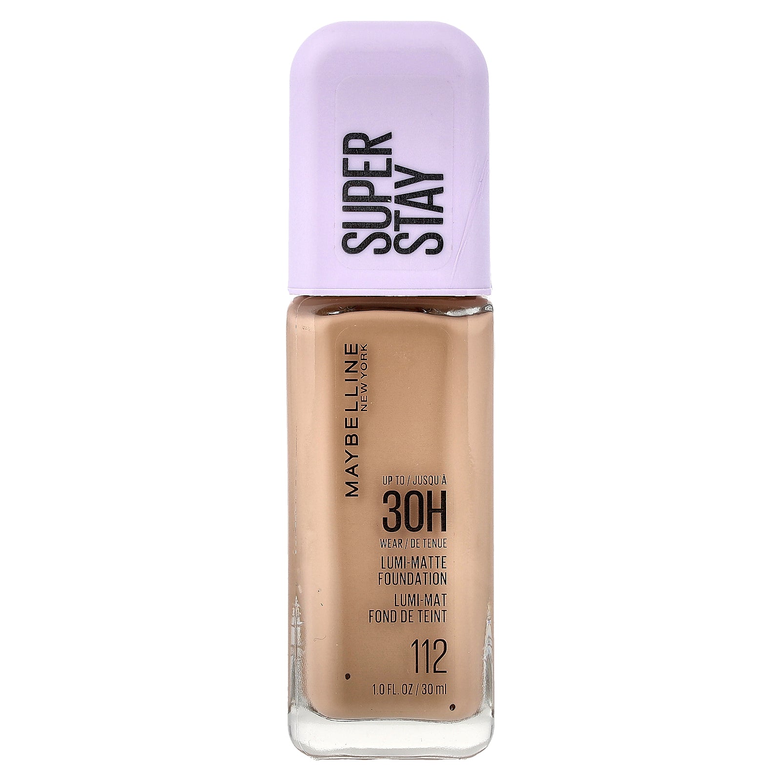 Maybelline, Super Stay, Lumi-Matte Foundation, 112, 1 fl oz (30 ml)