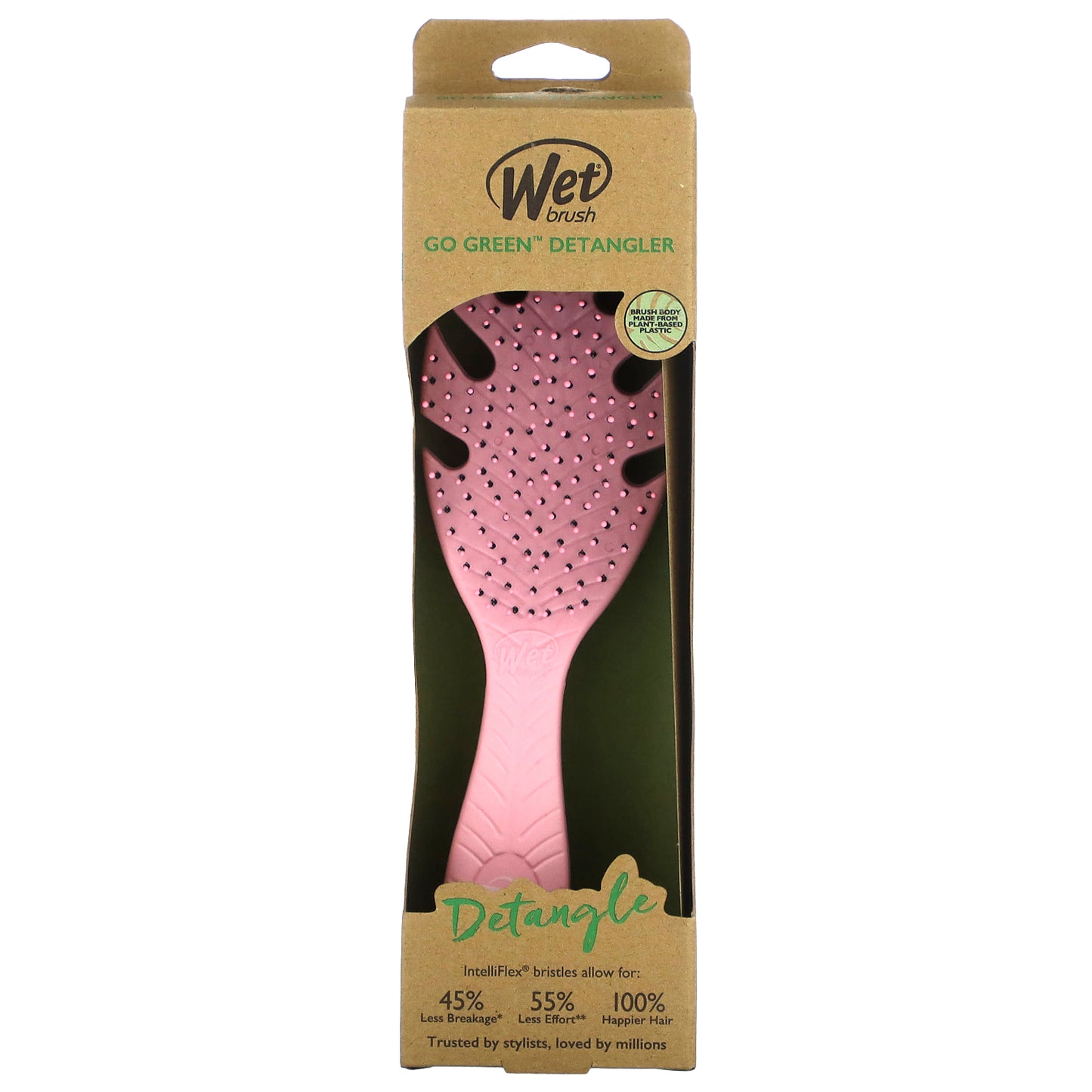 Wet Brush, Go Green Detangler, Pink, 1 Brush