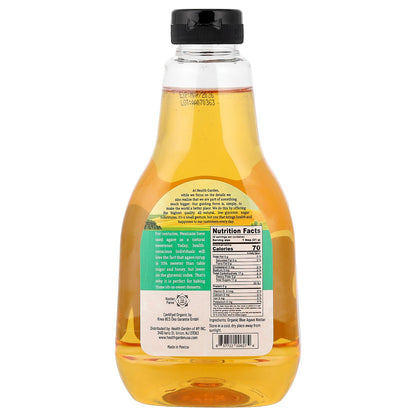 Health Garden, Organic Blue Agave, Low Glycemic Sweetener, 23.28 oz (660 g)