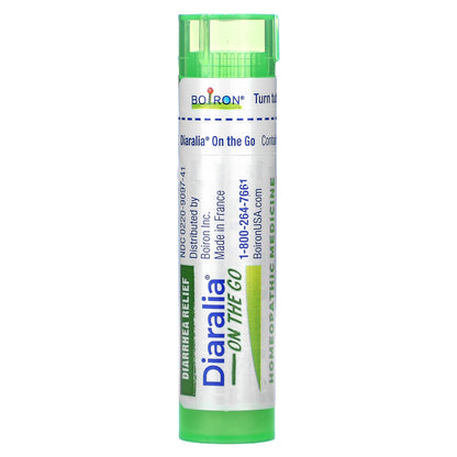 Boiron, Diaralia On The Go, 2 Portable Tubes, Approx. 80 Pellets Each