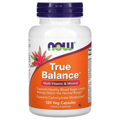 NOW Foods, True Balance, Multi Vitamin & Mineral, 120 Veg Capsules