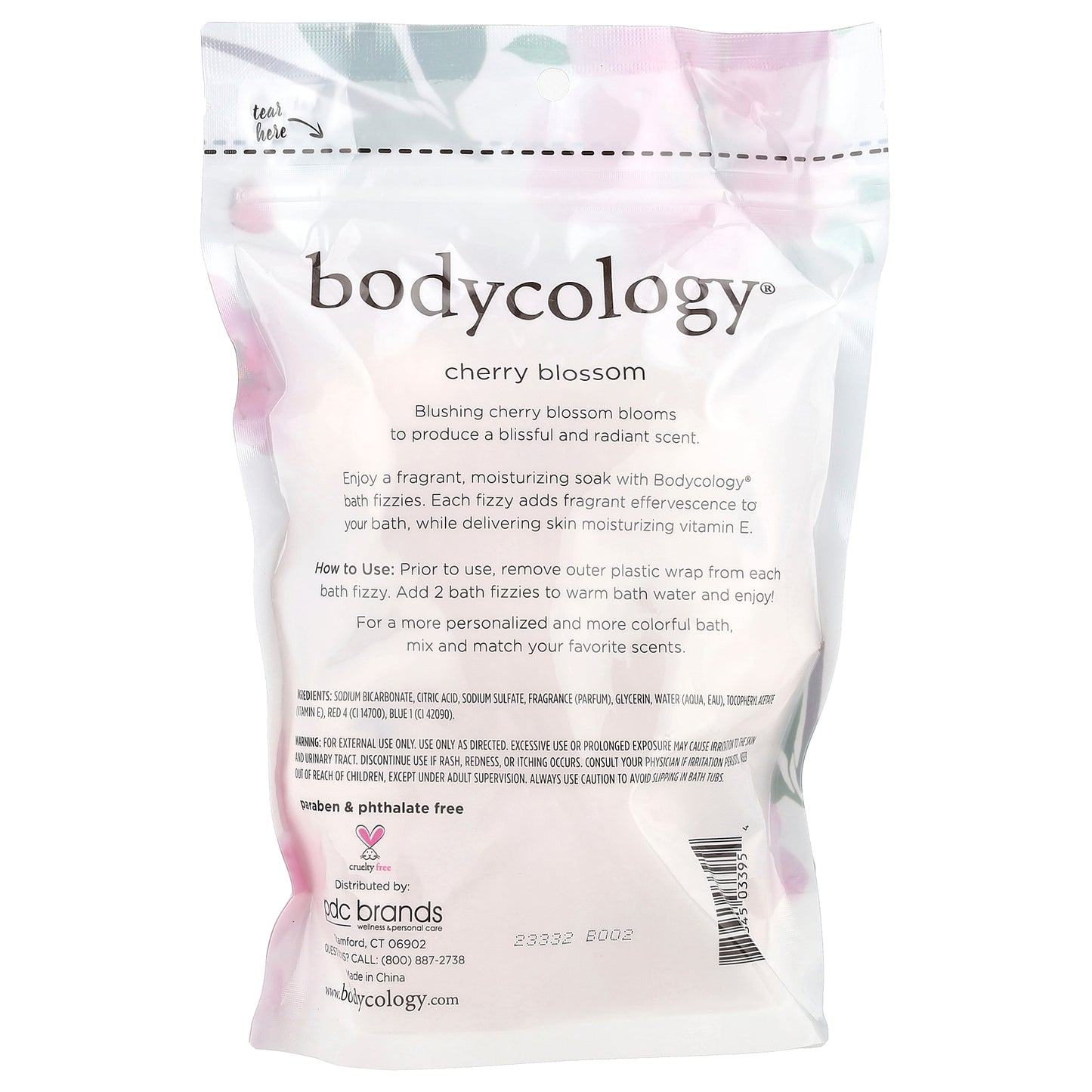 Bodycology, Bath Fizzies, Cherry Blossom, 8 Count, 2.1 oz (60 g)