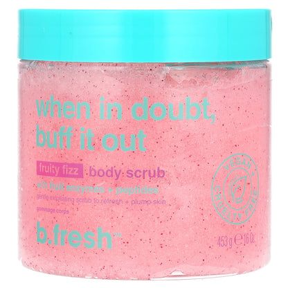 b.fresh, Body Scrub With Fruit Enzymes + Peptides, Fruity Fizz, 16 oz (453 g)