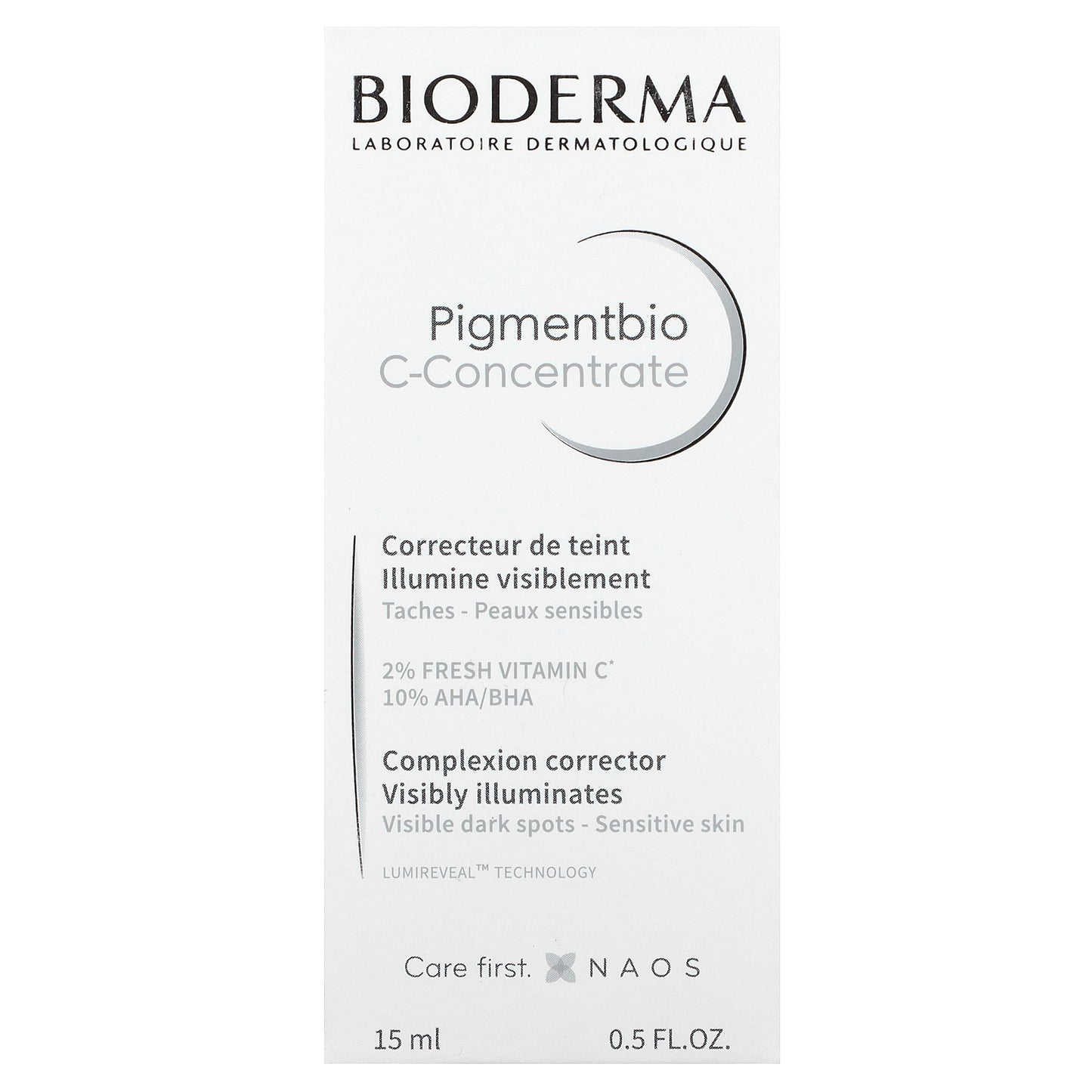 Bioderma, Pigmentbio C-Concentrate, Complexion Corrector, 0.5 fl oz (15 ml)