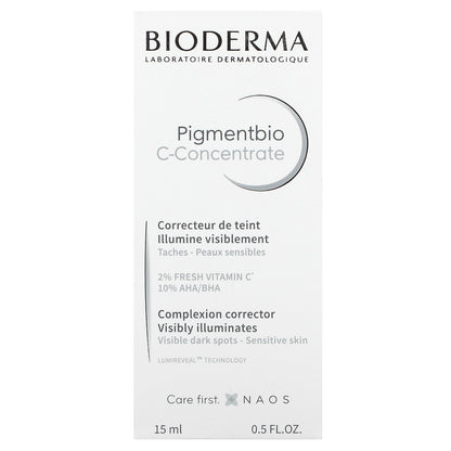 Bioderma, Pigmentbio C-Concentrate, Complexion Corrector, 0.5 fl oz (15 ml)