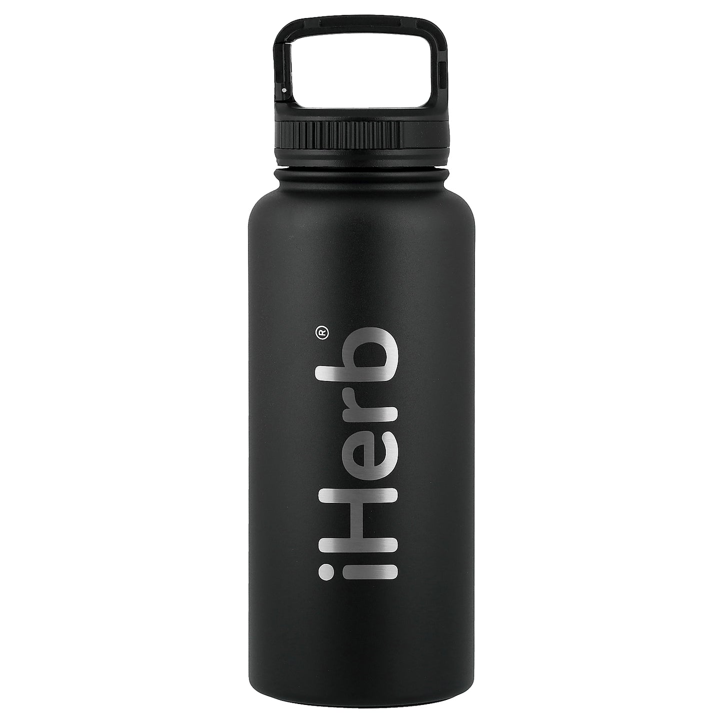 iHerb Goods, iHerb® Bohtal Insulated Sports Bottle, Black, 32 oz (960 ml)