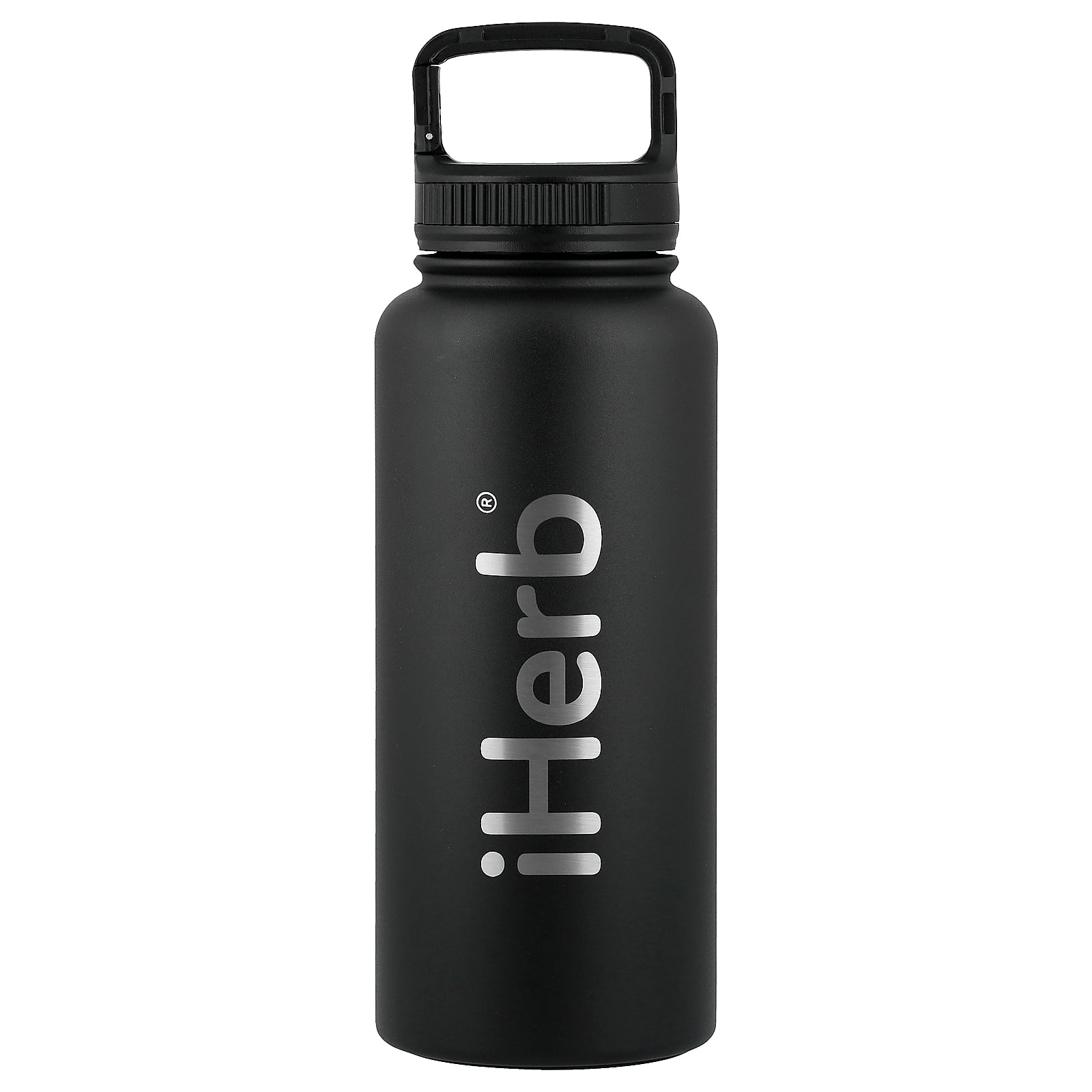 iHerb Goods, iHerb® Bohtal Insulated Sports Bottle, Black, 32 oz (960 ml)