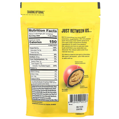 Little Secrets, Peanut Butter Pieces, Dark Chocolate, 5 oz (142 g)