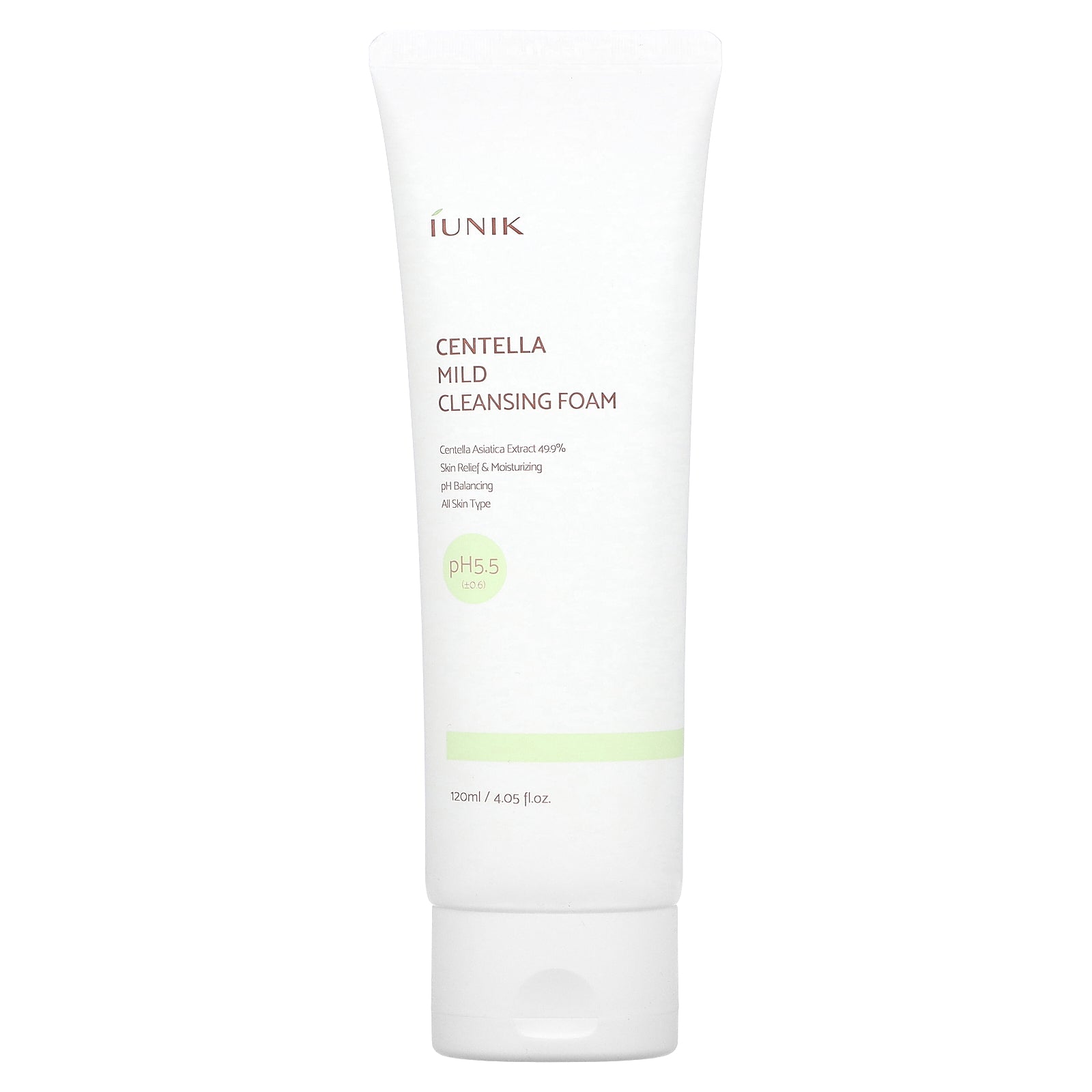 iUNIK, Centella Mild Cleansing Foam, 4.05 fl oz (120 ml)