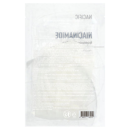 Nacific, Brightening Beauty Mask Pack, Niacinamide, 1 Sheet, 1.05 oz (30 g)