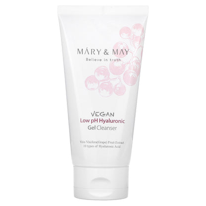 Mary & May, Vegan Low pH Hyaluronic Gel Cleanser, 5.07 fl oz (150 ml)