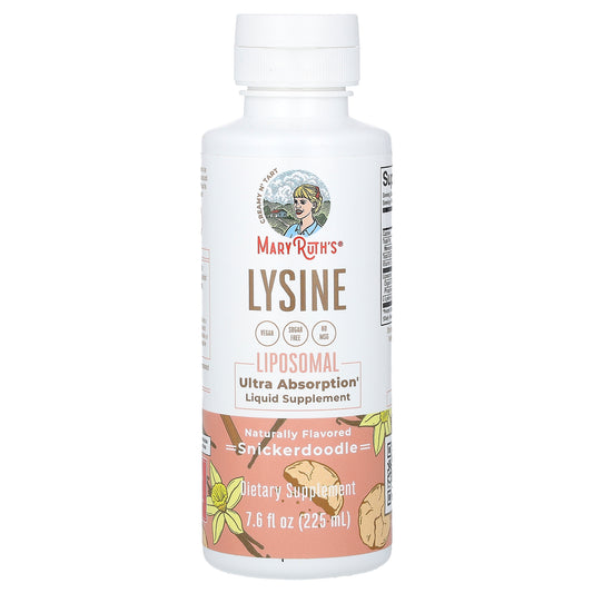 MaryRuth's, Lysine Liposomal, Snickerdoodle, 7.6 fl oz (225 ml)