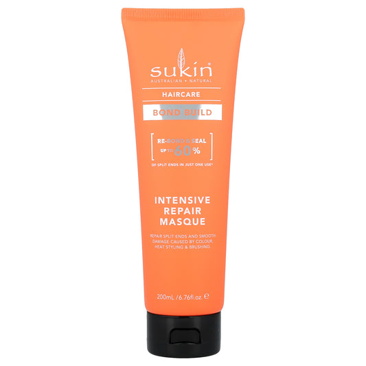 Sukin, Haircare, Bond Build, Intensive Repair Masque, 6.76 fl oz (200 ml)