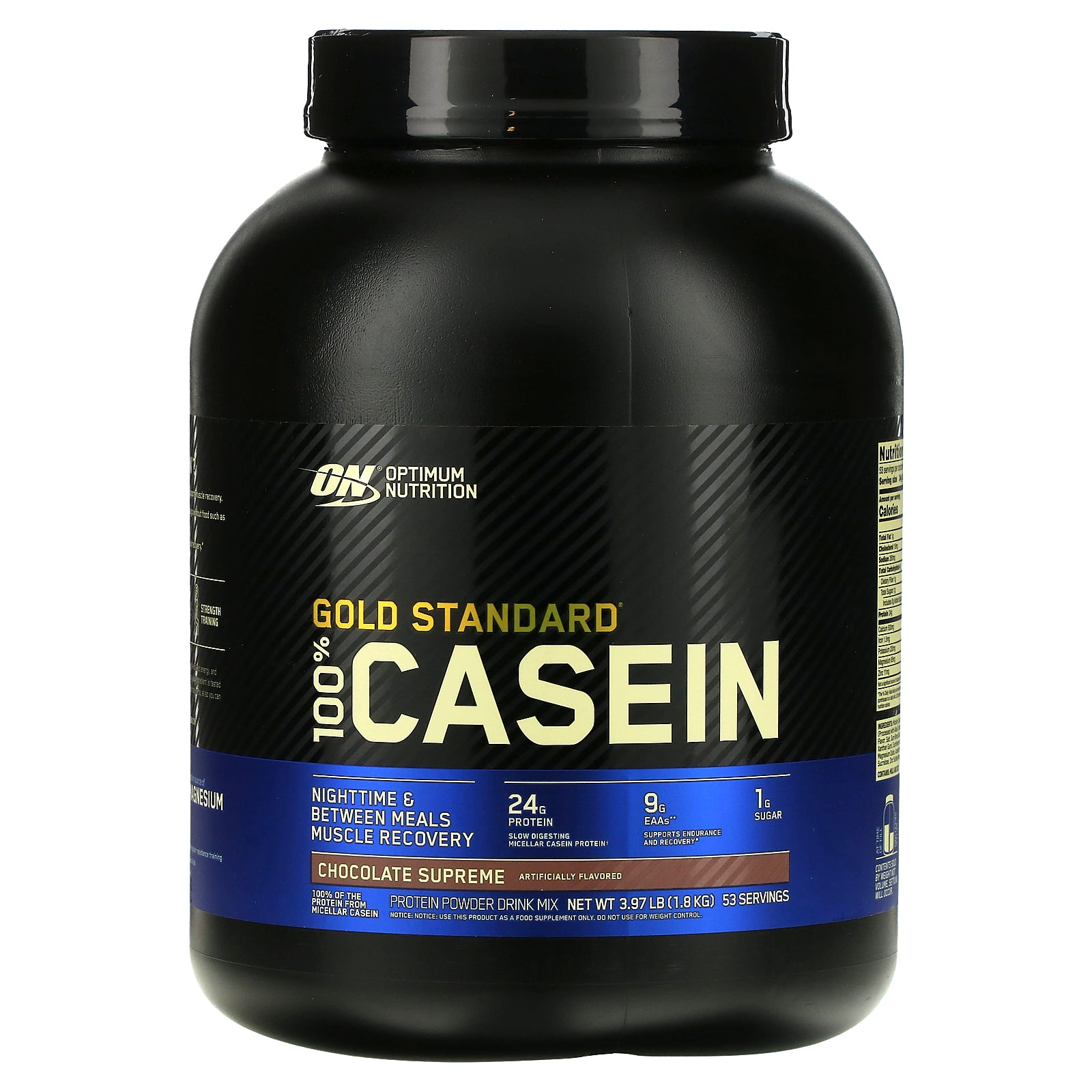Optimum Nutrition, Gold Standard® 100% Casein, Chocolate Supreme, 3.97 lb (1.8 kg)