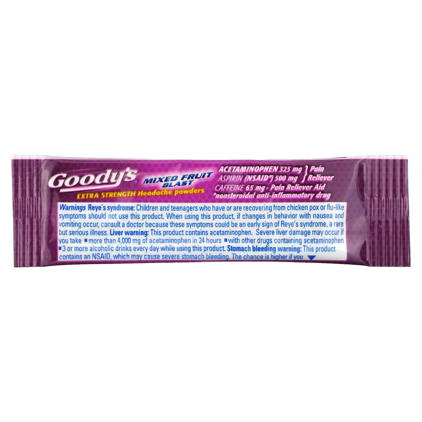 Goody's, Extra Strength Headache Powder, Mixed Fruit Blast, 24 Packs