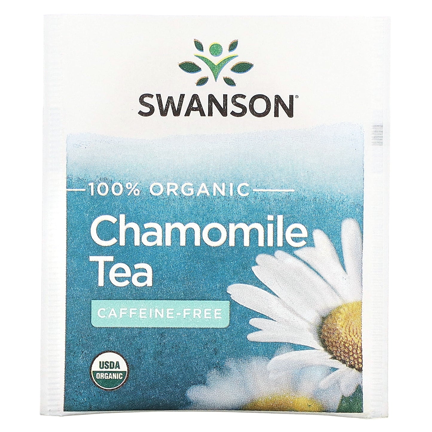 Swanson, 100% Organic Chamomile Tea, Caffeine Free, 20 Tea Bags, 0.7 oz (20 g)