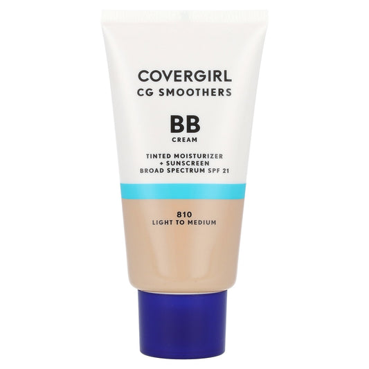 Covergirl, CG Smoothers, BB Cream, SPF 21, 810 Light to Medium, 1.35 fl oz (40 ml)